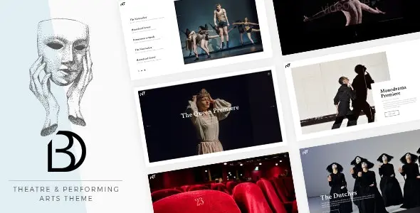 Download Bard theater and acting template for WordPress