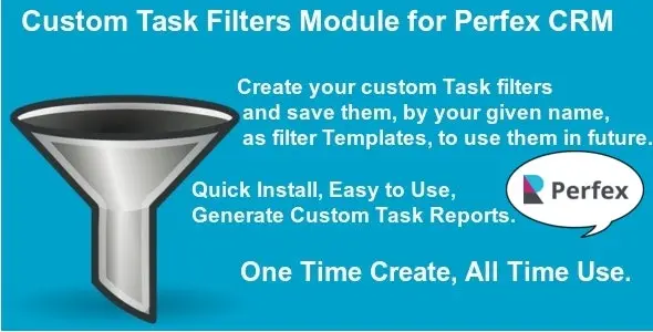 ماژول Custom Task Filters برای Perfex CRM