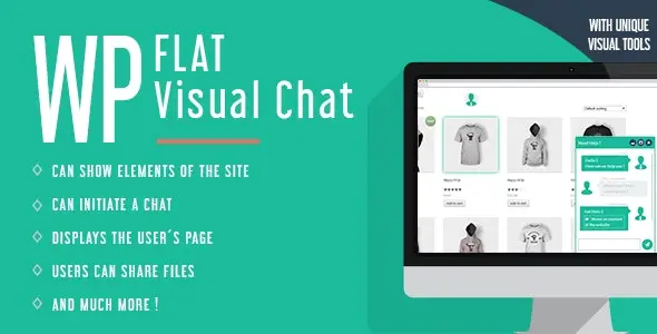 افزونه WP Flat Visual Chat برای وردپرس
