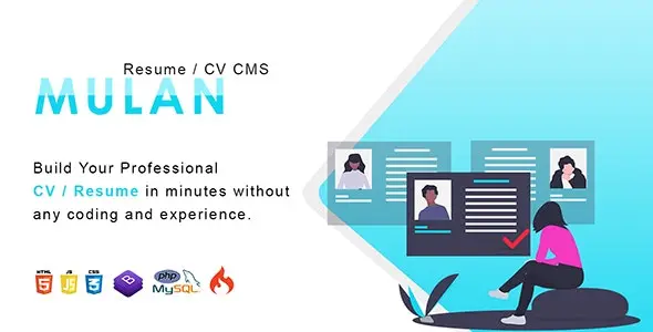 Download the Mulan script - the script for creating a resume site