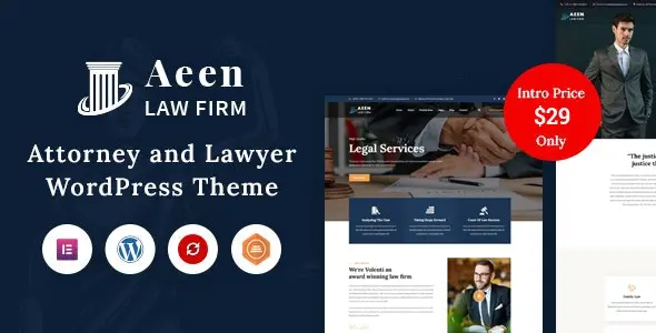 Download Aeen Rastchin lawyer service template for WordPress