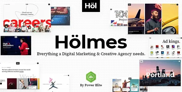 Download the Holmes WordPress theme
