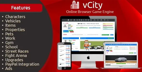 اسکریپت بازی آنلاین vCity