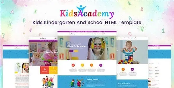 قالب HTML مهدکودک KidsAcademy