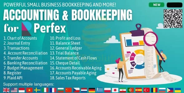 Download the Accounting and Bookkeeping module for Perfax