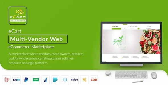 Download eCart Web Multi Vendor script