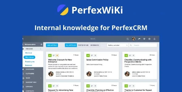 Download the PerfexWiki add-on for Perfex Script