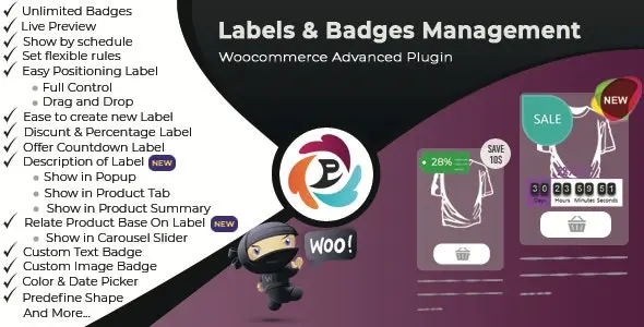 افزونه ووکامرس WooCommerce Advance Product Label and Badge Pro