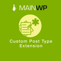 افزونه MainWP Custom Post Types