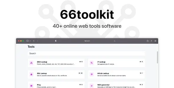 اسکریپت ابزار های وب ۶۶toolkit