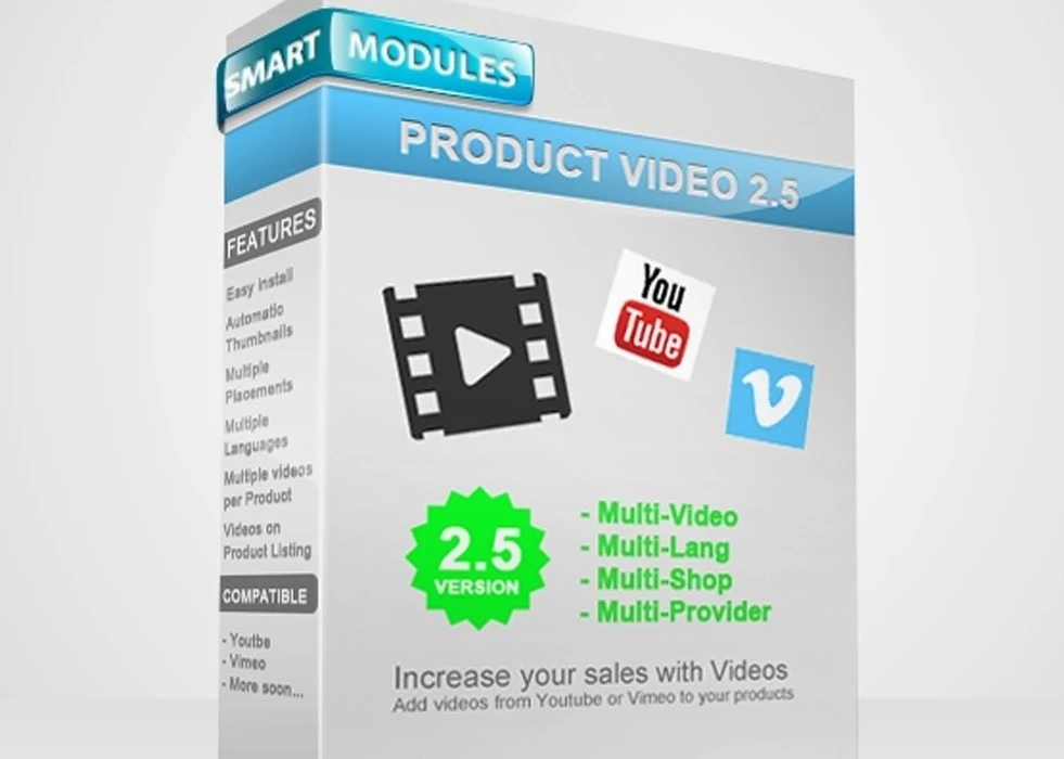 Download the Product Videos Module for Prestashop