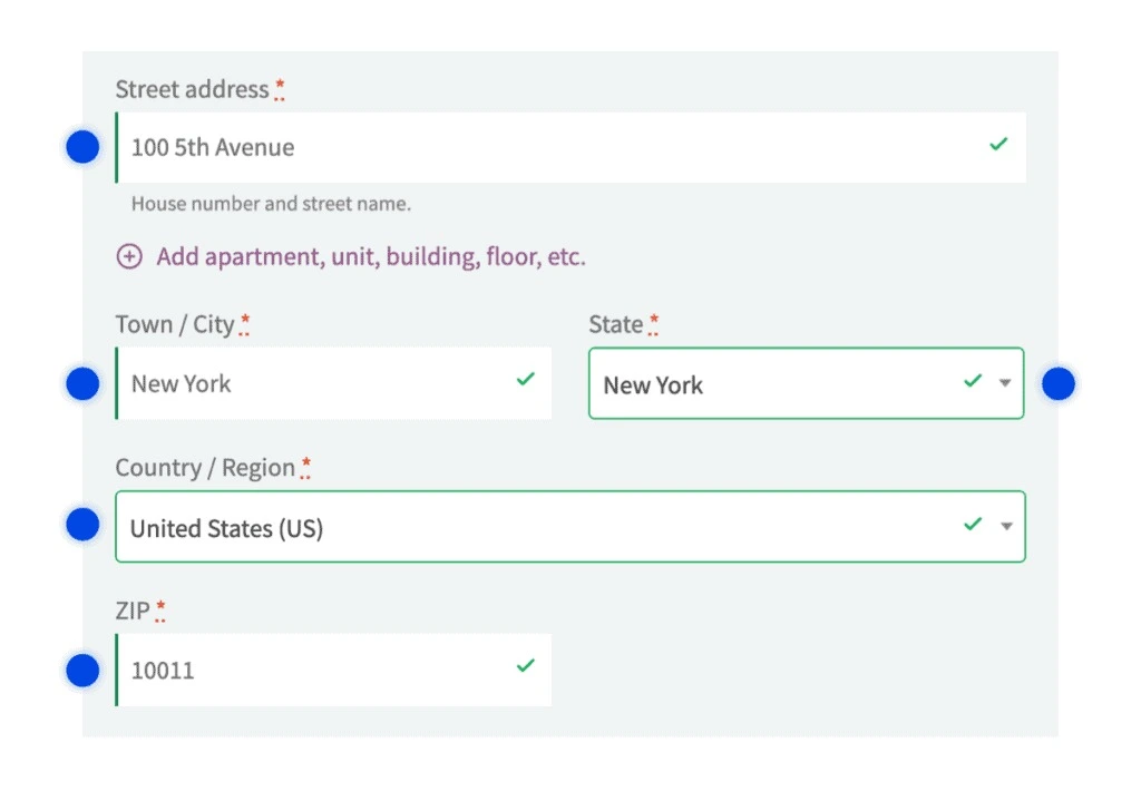 Download Address Field Autocomplete plugin for WooCommerce