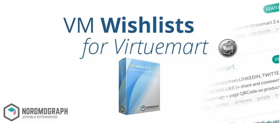 کامپوننت VM Wishlists for Virtuemart برای جوملا