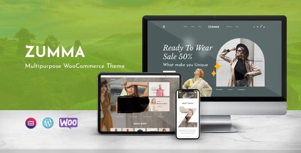 Download Zumma multipurpose template for WooCommerce