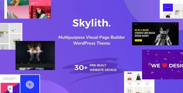 Download multi-purpose Gutenberg Skylith theme for WordPress