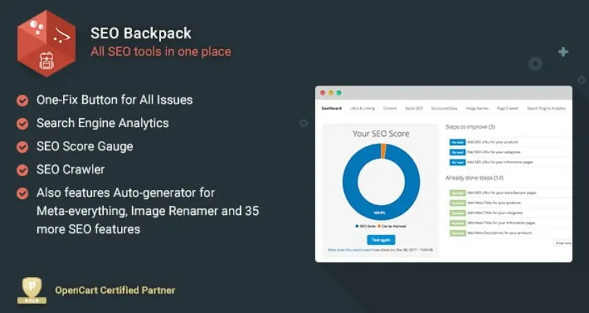 Download SEO Backpack plugin for Open Card