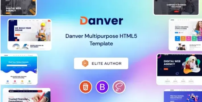 Download Danver multipurpose HTML5 template