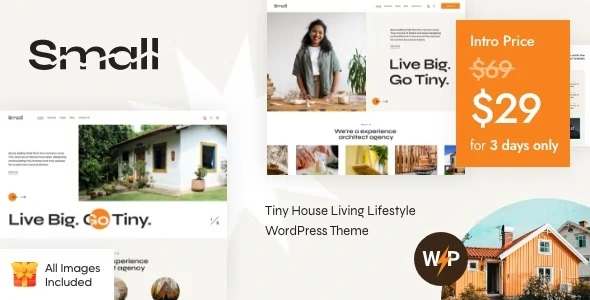 Download the Small lifestyle theme for WordPress