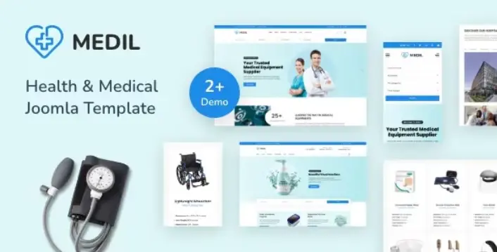 Download the Medil health and medicine template for Joomla