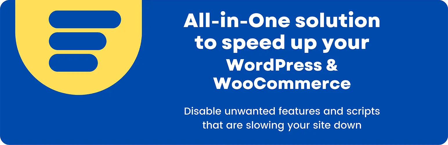 Download Disable Bloat Pro plugin for WordPress and WooCommerce