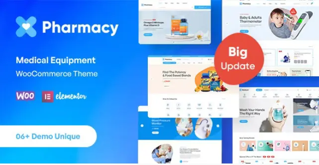 Download Pharmacy WordPress medical store template