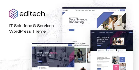 Download the Editech template for WordPress