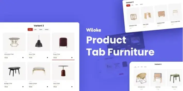 ادآن Wiloke Product Tab Furniture برای المنتور