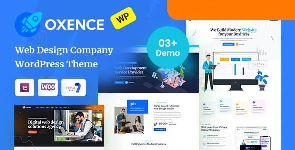 Download Oxence corporate template for WordPress