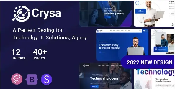 Download Crysa HTML template for IT solutions