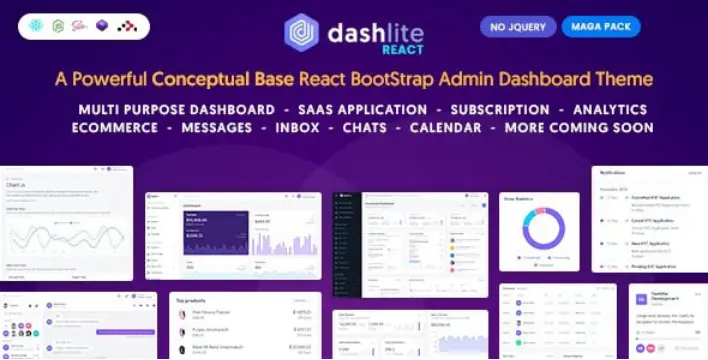 Download DashLite admin dashboard React template