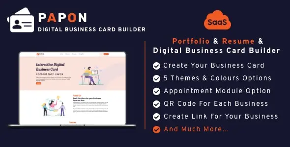 Download Papon virtual business card script