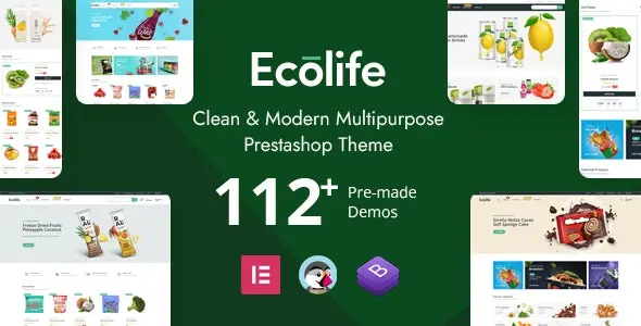 Download the Ecolife template for PrestaShop