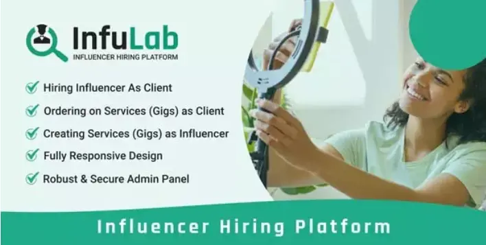 Download the InfuLab influencer recruitment platform script