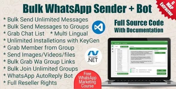 Download WaBulker Bulk WhatsApp sender software
