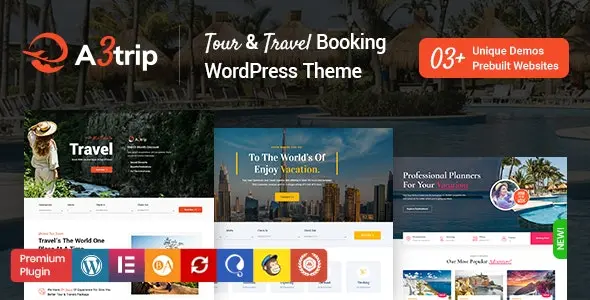 Download A3trip template for WordPress