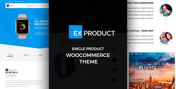 Download ExProduct template for WordPress
