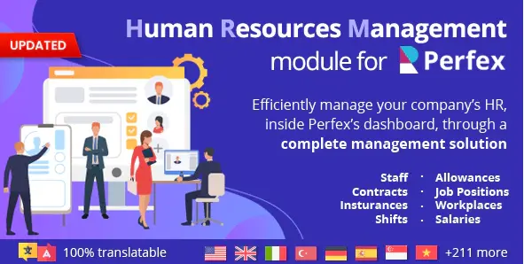 ماژول Human Resources Management HR برای اسکریپت پرفکس