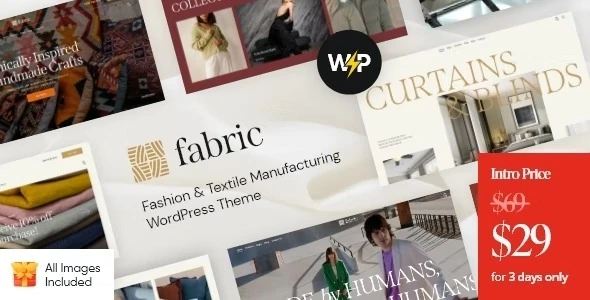 Download Fabric theme for WordPress