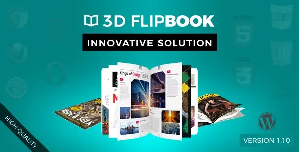 Download 3D FlipBook plugin for WordPress