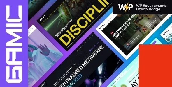 Download Metaverse and Gamic cryptocurrency theme for WordPress