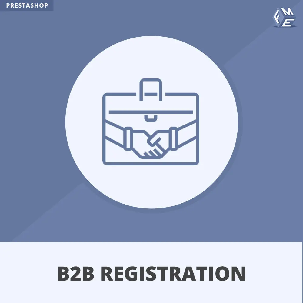 Download B2B Registration plugin for PrestaShop