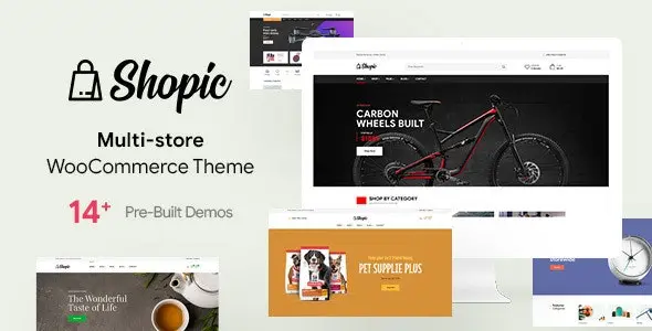 Download the Shopic store template for WooCommerce
