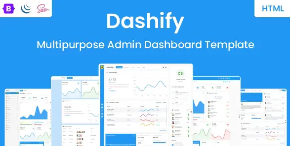 Download Dashify, a multi-purpose management template