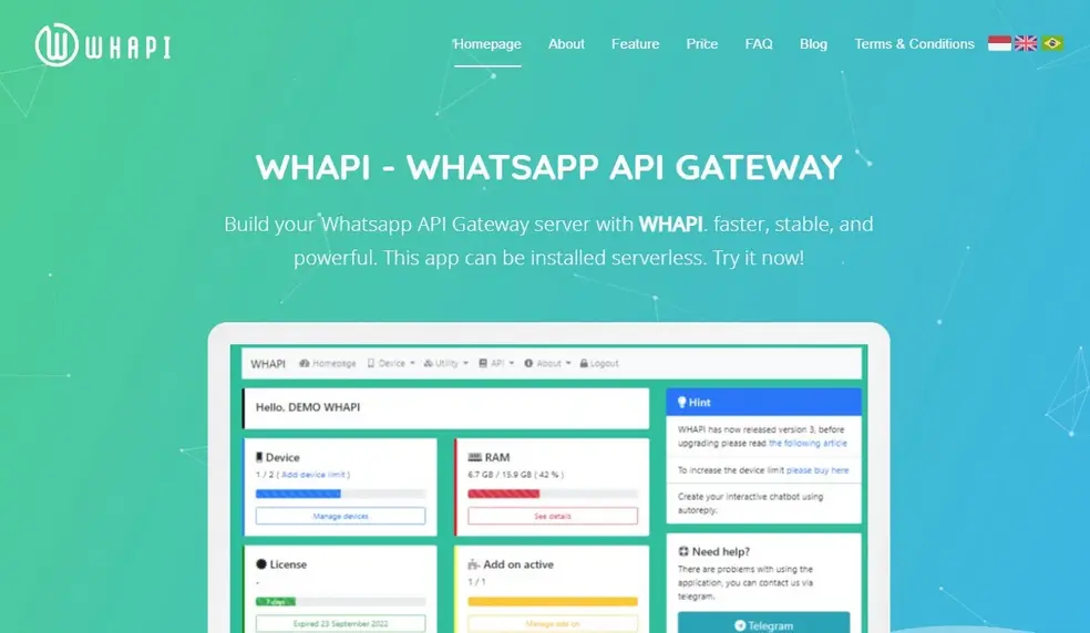 Download WHAPI – Whatsapp Api Gateway