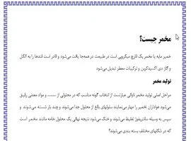 تحقیق درباره مخمر و باکتری