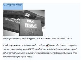 مقاله Microprocessor ( اولیه تراشه ) به همراه ترجمه