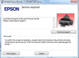 ریست پرینتر اپسون Epson R290 همراه با فیلم آموزشی