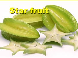 پاورپوینت میوه فروت ( Star fruit )