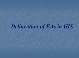 پاورپوینت Delineation of EAs in GIS