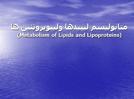 پاورپوینت متابولیسم لیپیدها و لیپوپروتئین ها